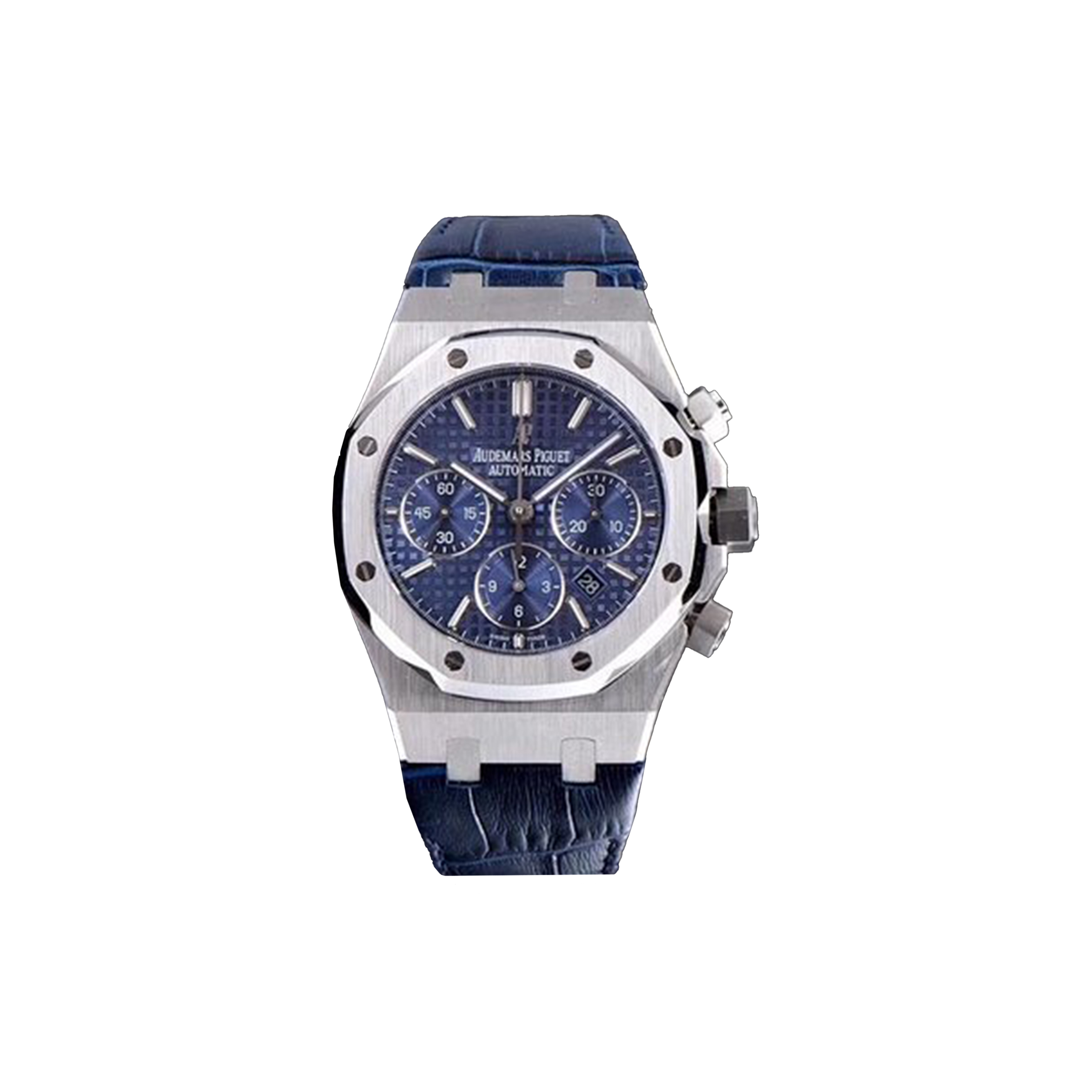 AUDEMARS PIGUET ROYAL OAK SERIES BLUE PLATE WATCH 26331